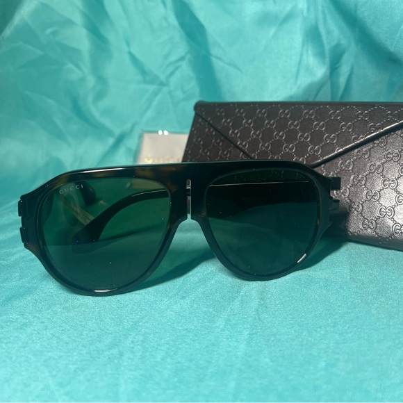 Gucci Accessories - Havana Gucci Fashion Sunglasses
